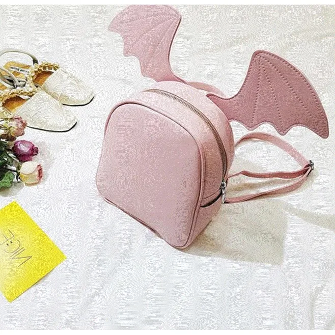 

2019 Cute Small Backpacks With Three Pairs Of Ears Can Replace The Small Back PacK Lovely Rucksacks Bat Wing Shoulder Bag