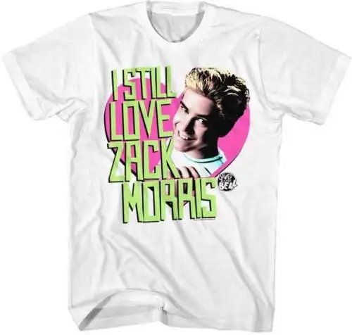 Saved By The Bell 1990's I Still Love Zack Morris Adult T Shirt | Мужская одежда