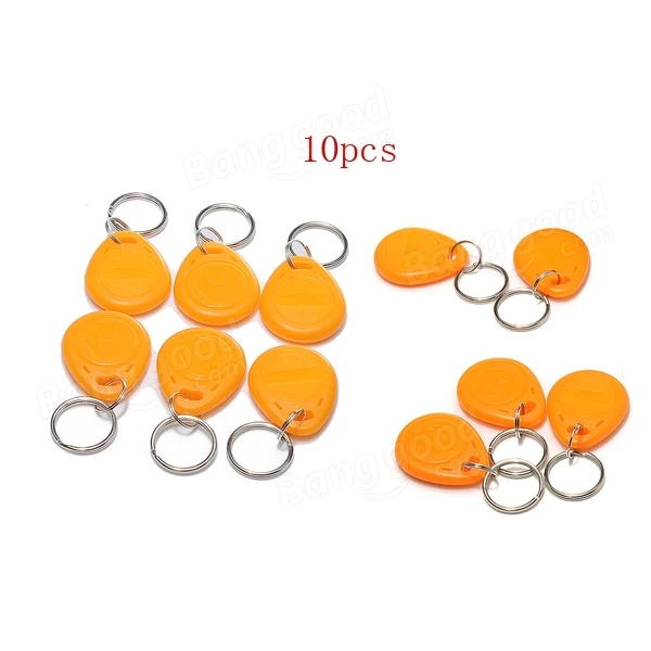 10 pieces RFID 125KHz Writable and Readable ID Cards Proximity Fobs Set