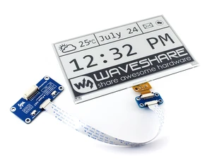 Waveshare 640x384 7,5 дюйма E-Ink HAT e-paper дисплей поддерживает Raspberry Pi Arduino STM32 Двухцветный Ультра низкое энергопотребление - изображение