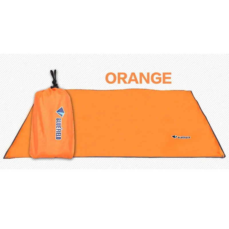 Караван Тент Палатка Кемпинг пикника пляжный коврик матрас грунтовый ковер коврик напольная подушка - Цвет: Orange