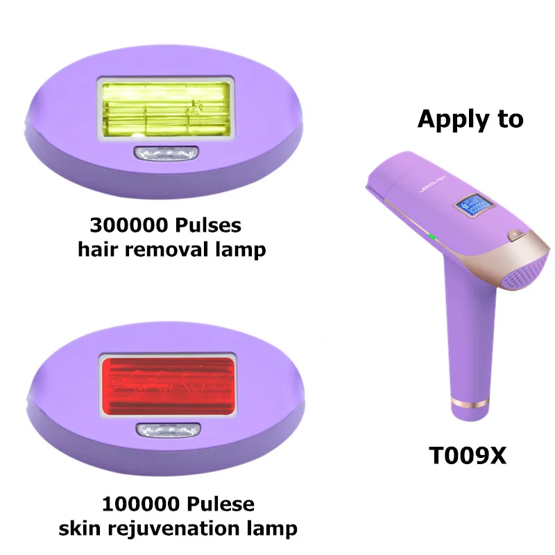 Lescolton T009i сменная лампа для удаления волос, лазерный эпилятор и устройство для омоложения кожи