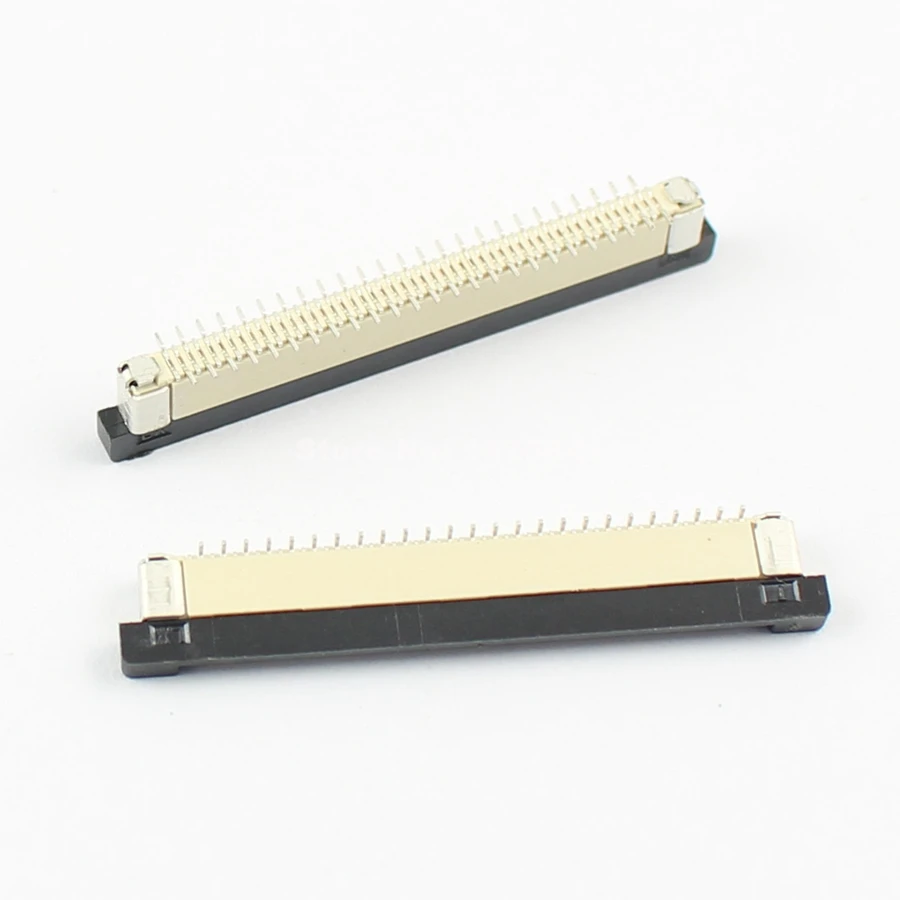 

10 Pcs Per Lot FPC FFC 0.5mm Pitch 50 Pin Drawer Type SMT SMD Ribbon Flat Connector
