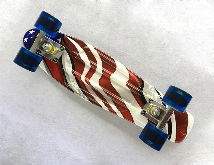 2019 скейтборд коньки longboard продажа 22 "Мини Скейт грузовики deskorolka профессиональная рыбалка скутеры для детей с бесплатной доставкой