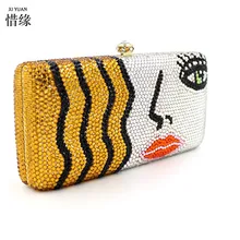 XIYUAN бренд для девочек модные роскошные женские клатчи дизайнерские вечерние женские сумки со стразами клатчи вечерние сумки на плечо