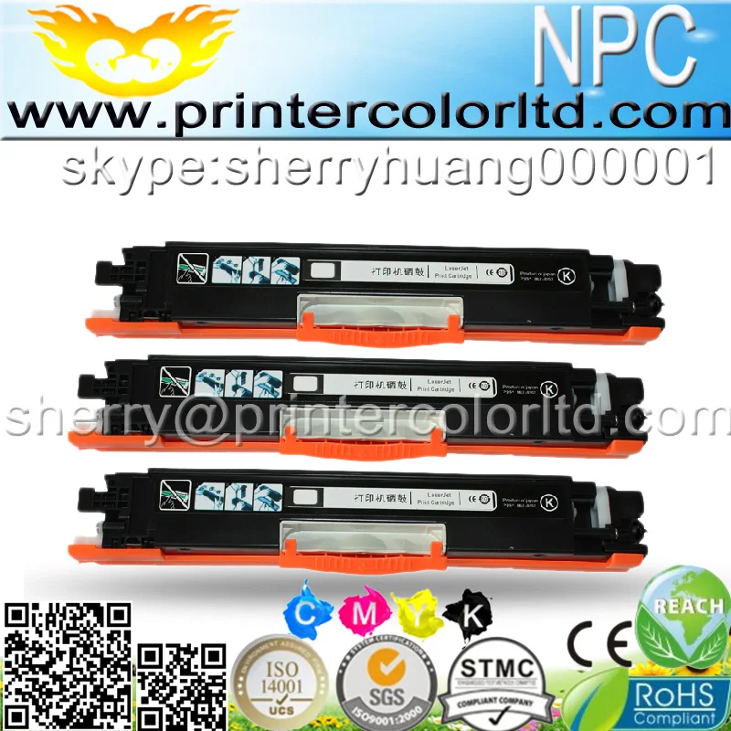 CF350A CF351A CF352A CF353A 130A совместимый цветной тонер картридж для принтера HP LaserJet MFP M176n