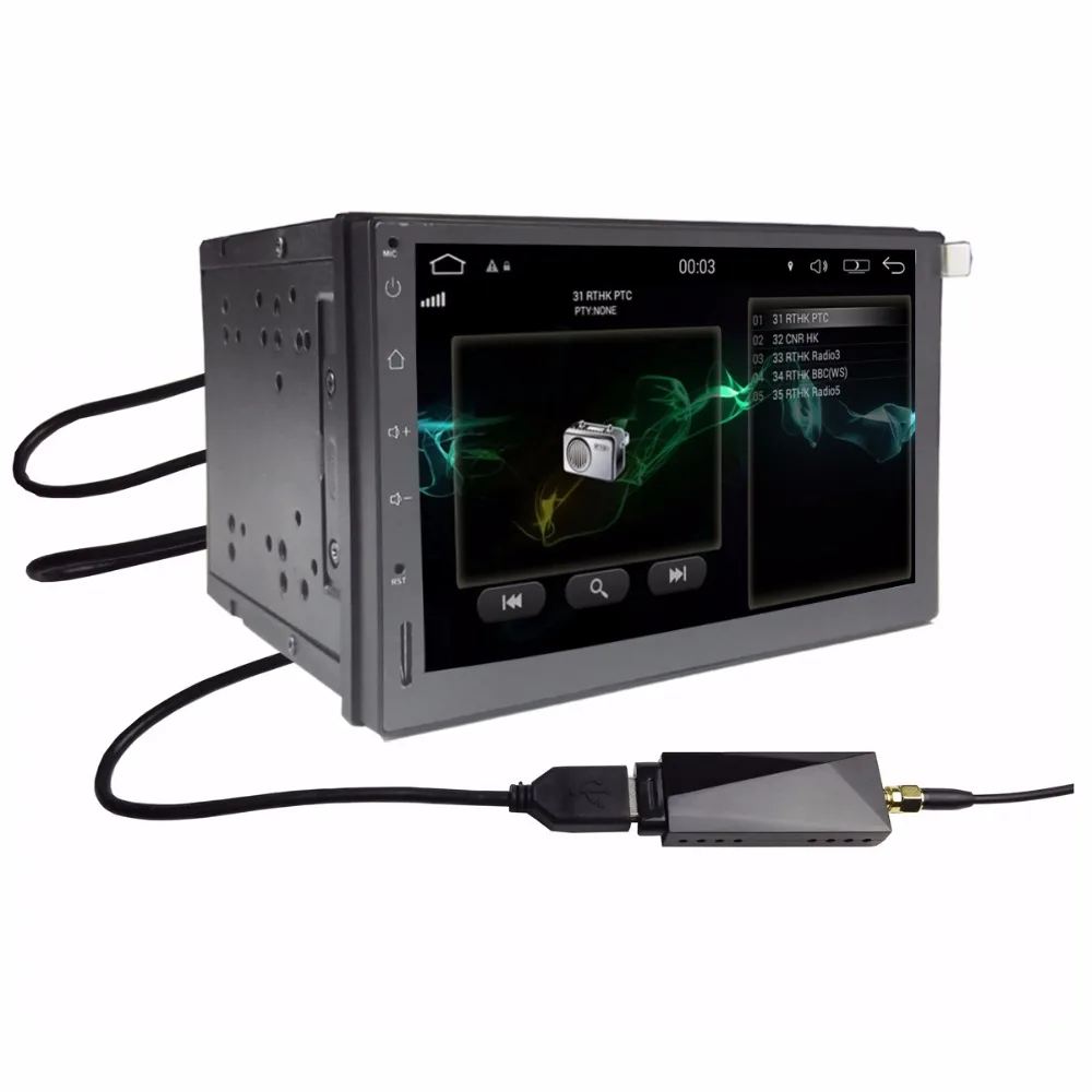 USB DAB радио тюнер приемник для Android 2 din автомобильный DVD плеер цифровой аудио