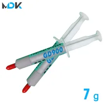 2 шт. GD900 термальность проводящая смазка паста силиконовые пластырь теплоотвод соединение высокая эффективность серый чистая вес 7 г