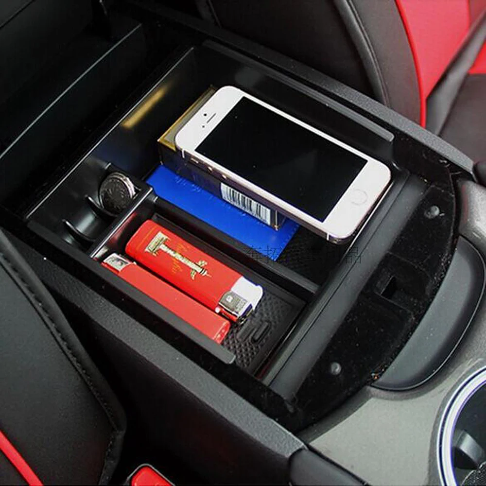 YOSOLO Seat Crevice Storage Box Car Organizer Container Interior Accessories Armrest Storage Box Stowing Tidying Phone Tray