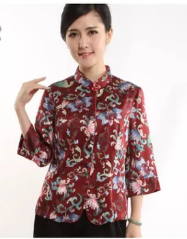 

A new type of heavy silk mulberry silk with a seven-point sleeve shirt.