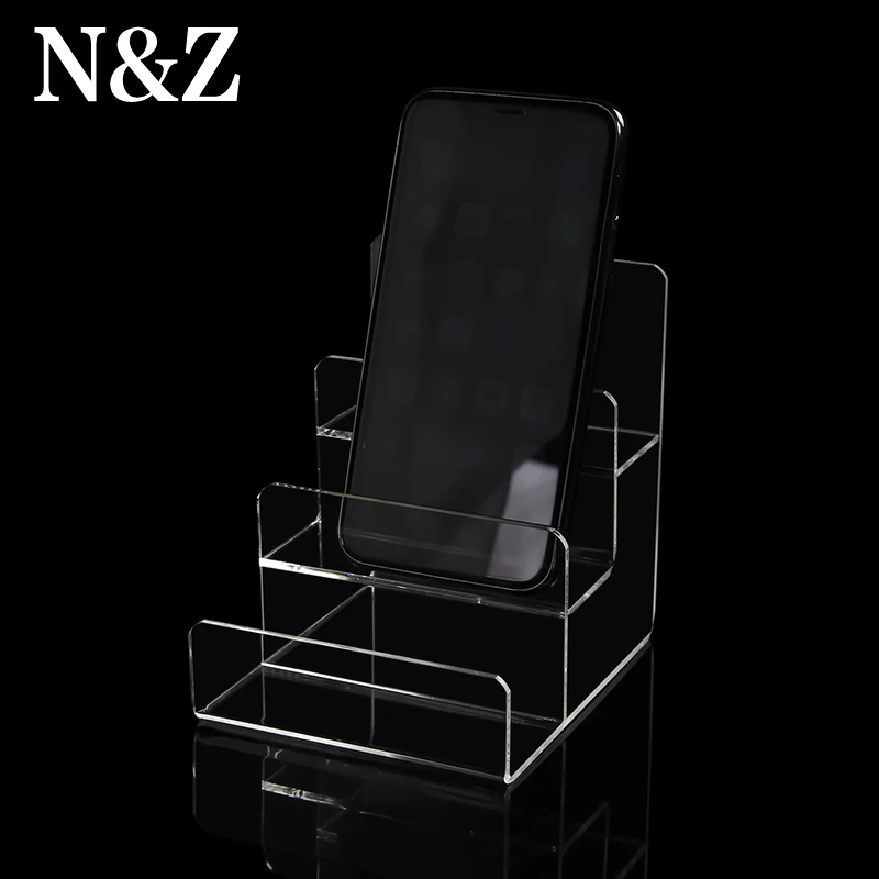 

N&Z New Design Clear Acrylic Bracelets Bangle Watch Wallet Display Rack Jewelry Holder Cellphone Show Stand With Factory Store