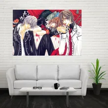 Хороший Vampire Knight плакат пользовательские холст плакат Книги по искусству украшения дома ткани Ткань плакат шелка с принтом Ткань принт