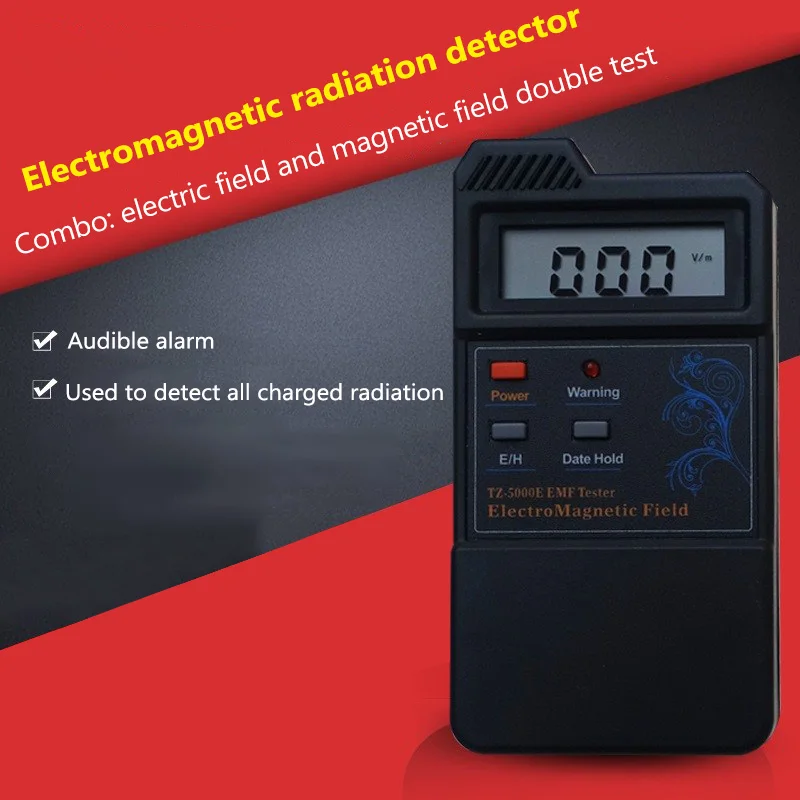 

Portable Radiation Detector Digital LCD Microwave Leakage Radiation Detector High Sensitivity Meter Leaking Tester With Alarm
