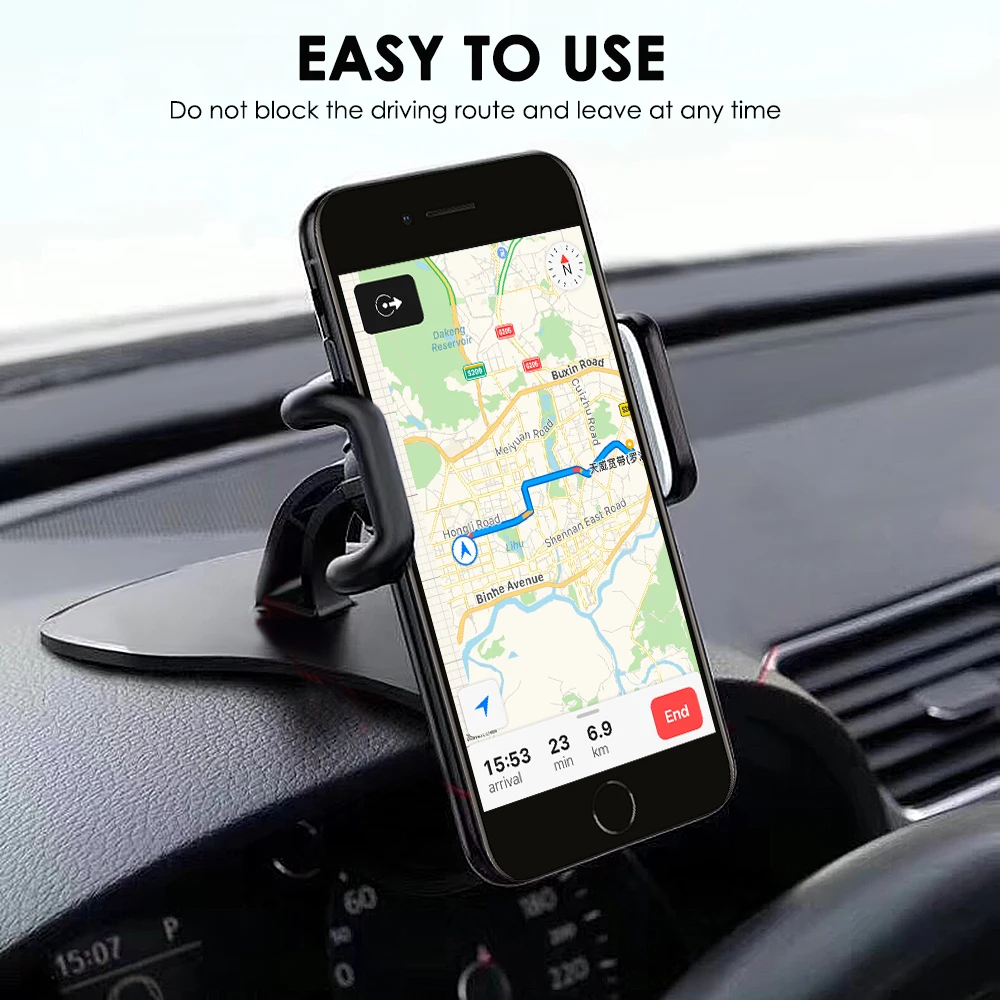 Universal Smartphone Car Phone Holder Mount Clip On Dashboard 360 Rotate Kit Dash board Safe Driving Holder for All Smart Phones Universal Smartphone Car Phone Holder Mount Clip On Dashboard 360 Rotate Kit Dash board Safe Driving Holder for All Smart Phones