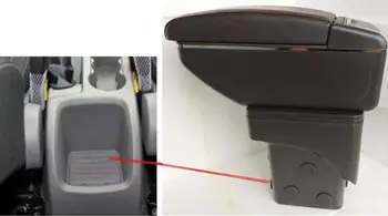 

Center Centre Console Storage Box For Ford Focus 2 Mk2 08-12 Armrest Arm Rest Rotatable