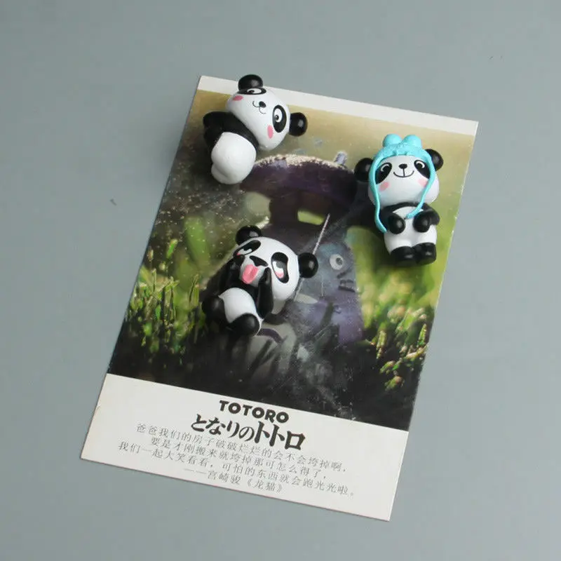 China Panda Cartoon Fridge Magnets Refrigerator Stickers Cute Bear 