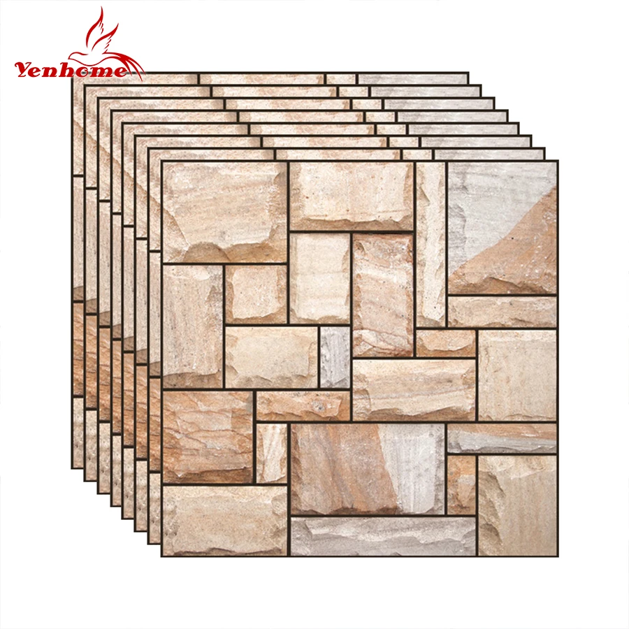 

Living Room 3D Brick Wall Decals Self adhesive Wallpaper for Kitchen Backsplash Tiles Bathroom Home Decor DIY PVC Wall Stickers