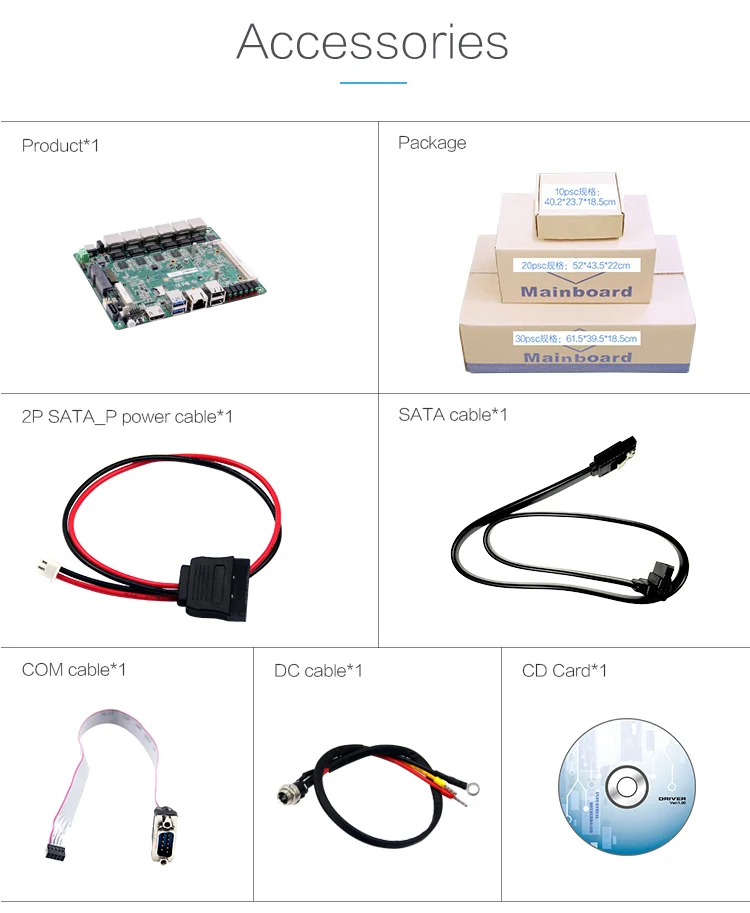 Заводская цена DDR3 6 lan брандмауэр Материнская плата для pfsense