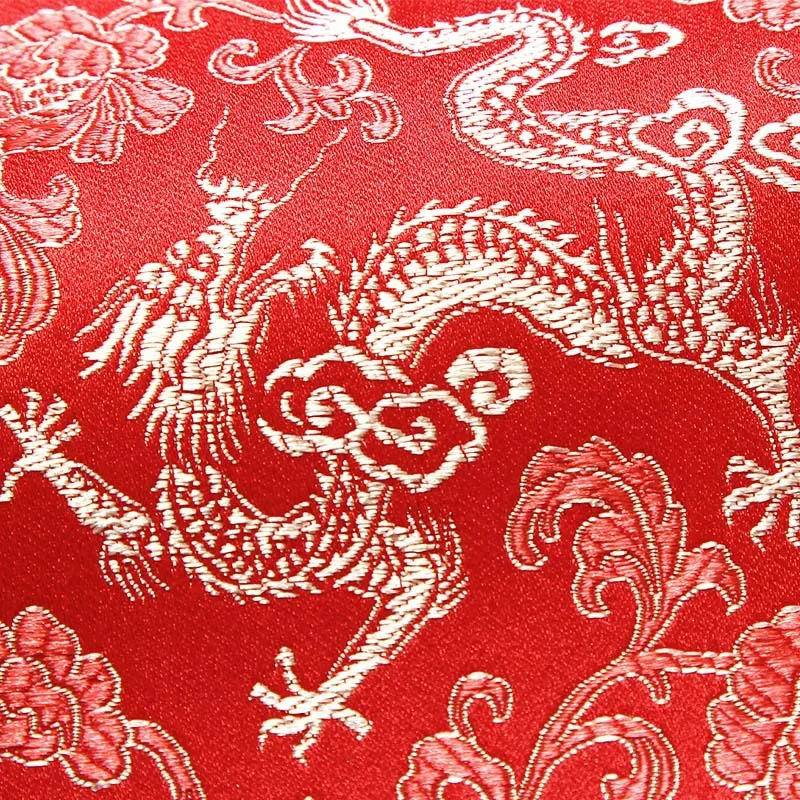 Traditional Chinese Clothing Tang Suit Wedding Jacket Red Silk Jacket Men Autumn Dragon Cheongsam Tops Plus Size 4XL