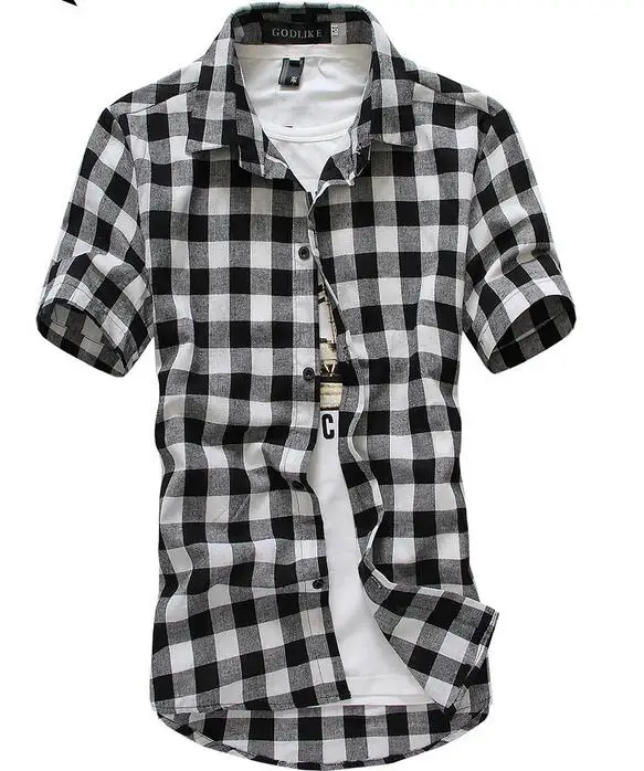 Męskie Plaid Koszule 2016 New Arrival Moda męska Kratę z Męskie Plaid Koszule 2016 New Arrival Moda męska Kratę z