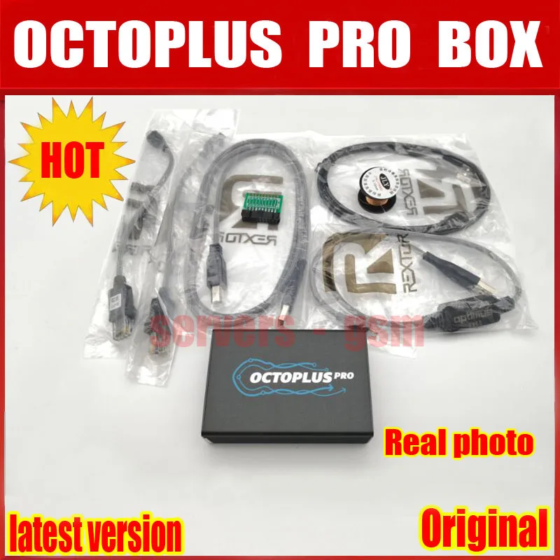 Новая версия Octoplus Pro Box+ 5 кабель набор для samsung для LG+ eMMC/JTAG активированный