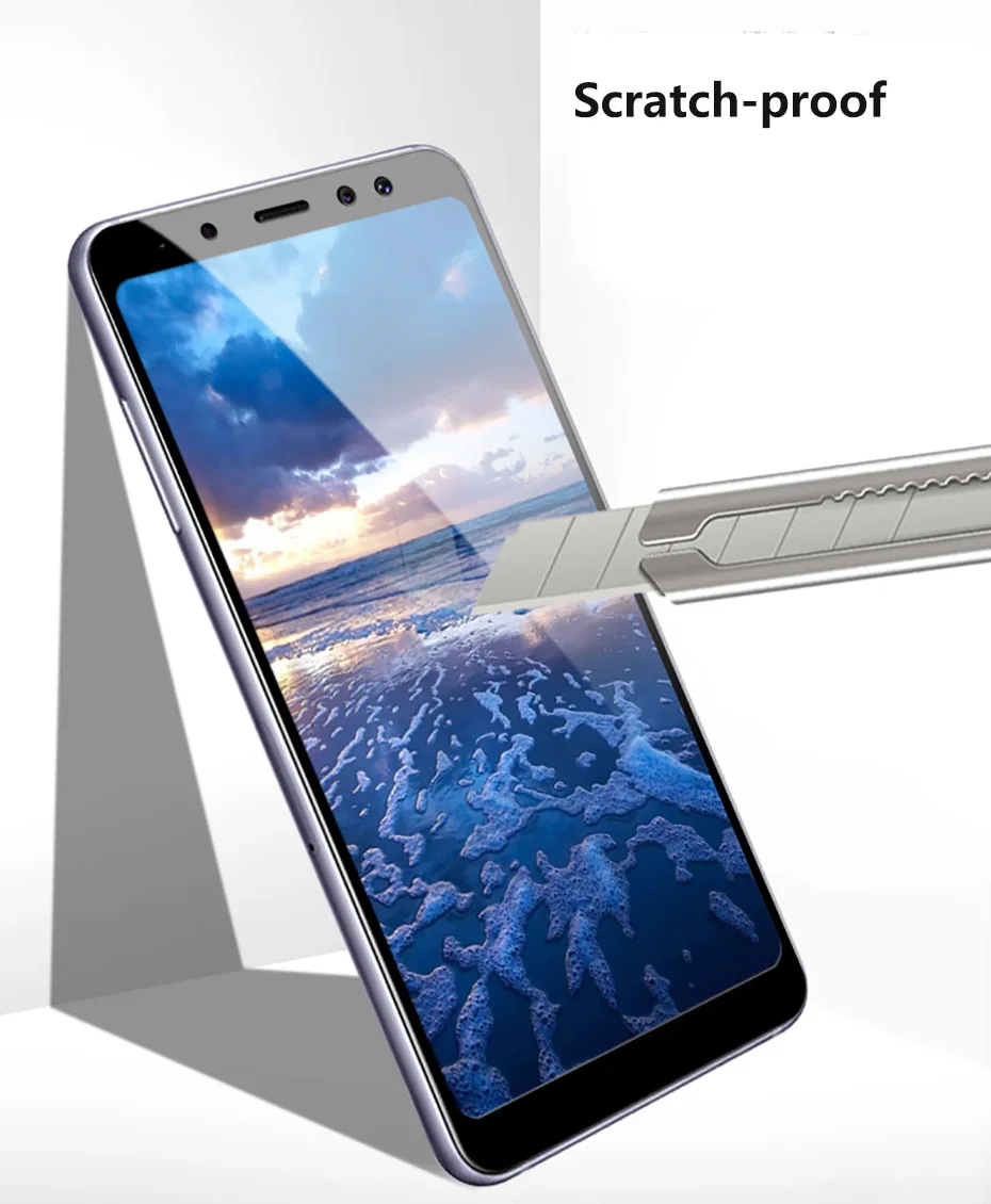 YAMIZOO Tempered Glass For Samsung Galaxy a8 Plus 2018 a6 Glass Screen Protector Film On 9h Protective Glass For Samsung a8 2018 (4)