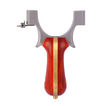 

Hot sale Stainless steel outdoor hunting slingshot TTF tongue strong red sandalwood patch stainless steel