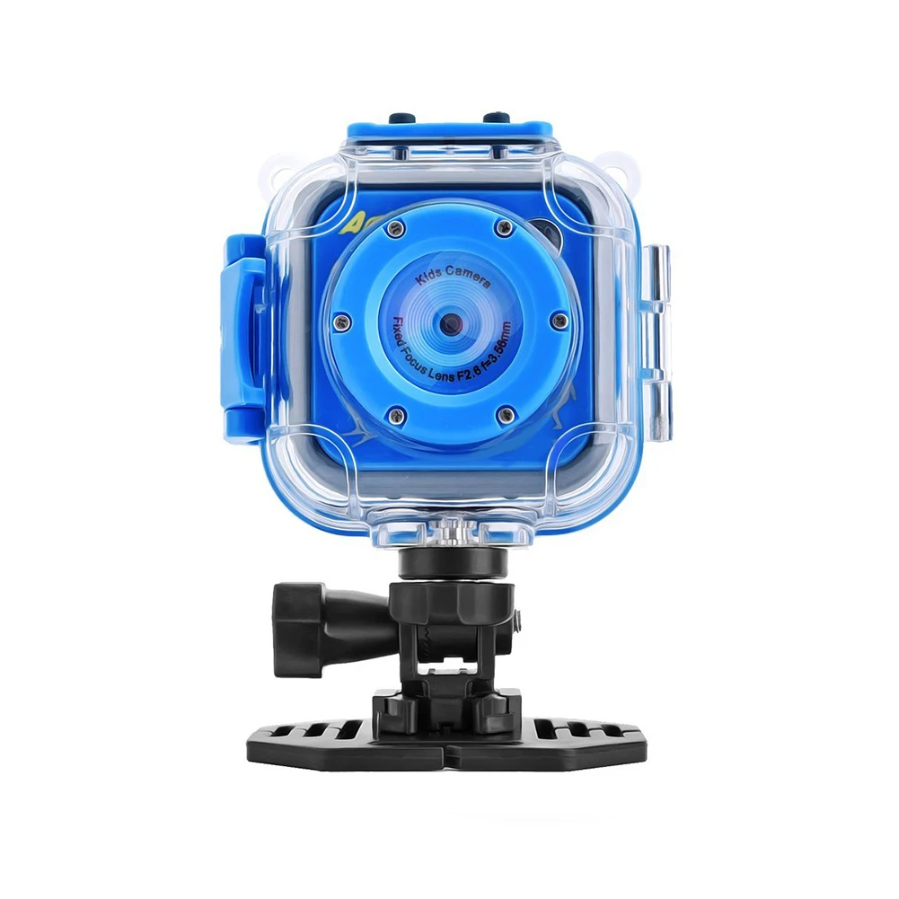 

AMKOV 1.77 inch Mini Children Waterproof Kids Camera with Video Recorder HD Digital Camera Kids Birthday Gift Camera.