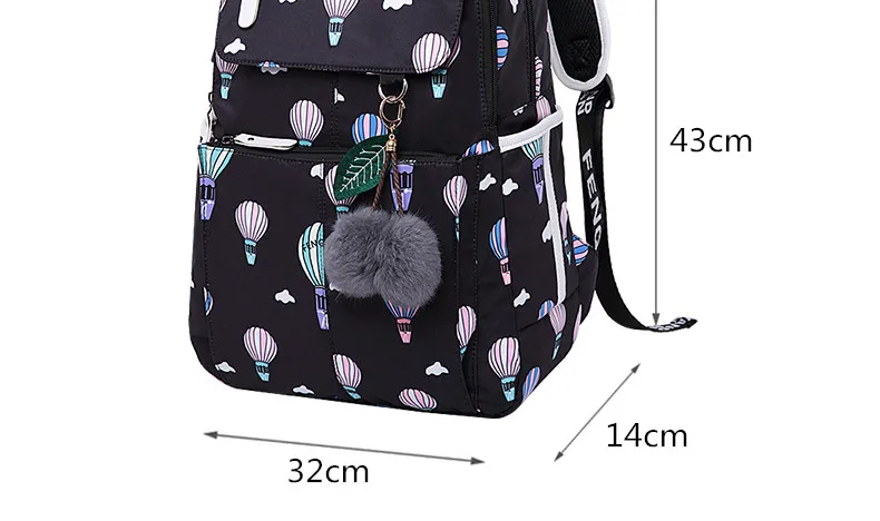 Милый школьный рюкзак с принтом лимона, Детская сумка для компьютера, детские школьные сумки для девочек, женский рюкзак для ноутбука 14, школьный рюкзак