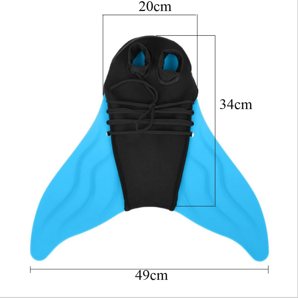 1 шт. ласты для плавания взрослых Плавающая нога Флиппер Детские ласты начинающих оборудования портативный короткие лягушка обувь