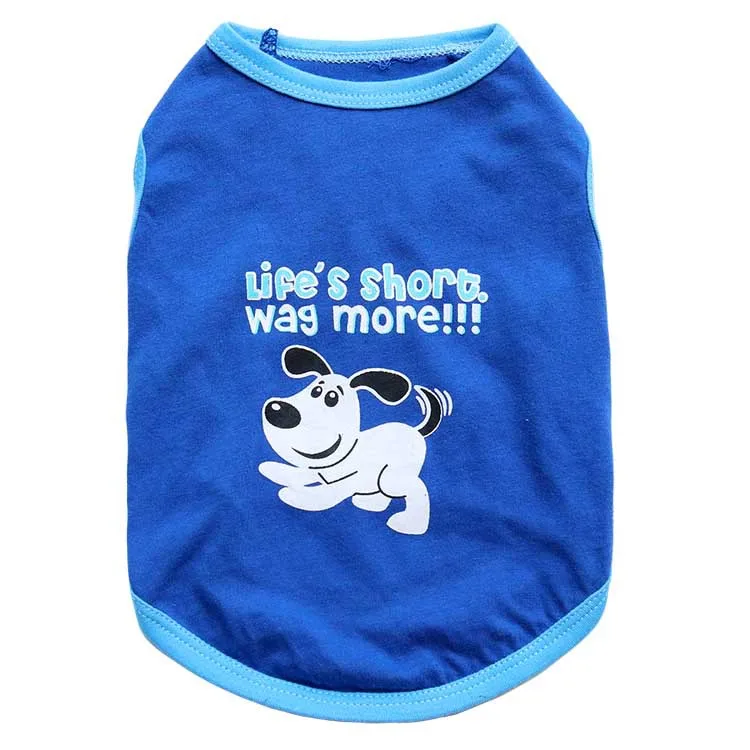 Summer New Pet Dog Clothes Puppy Shirts Vest Coats Hoodies Clothing For