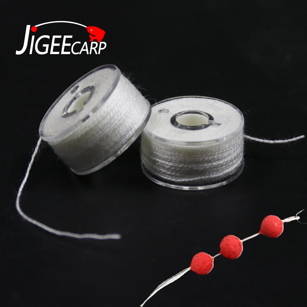 

JIGEECA 20M Carp Fishing PVA Bags Bait Environmentally Water Dissolving Braided PVA String Line for Carping Bollie Rigs Tackle
