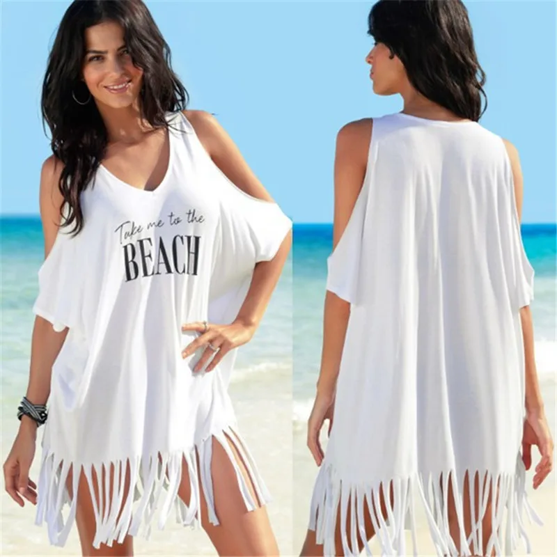 

Hot Women Fasion Summer Half Sleeve Beach Casual Fringed Shirt