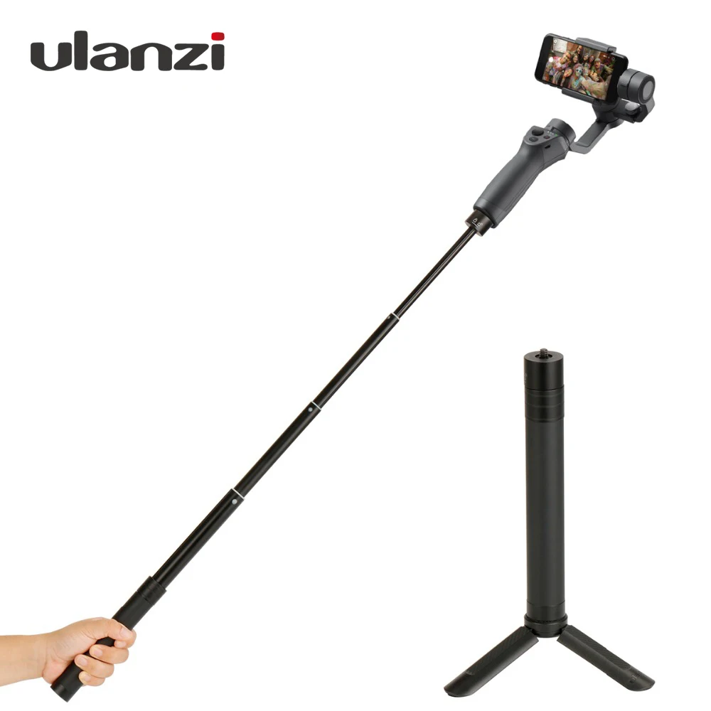 

Smooth Handheld Extension Pole Rod Stick Tripod for Smooth 4 Osmo Mobile 3 2 Monopod 3 Axis Stabilizer for Gopro Smartphone