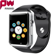 PINWEI Touch Screen Bluetooth Watch font b SmartWatch b font Smart Watch Clock With Sim Card