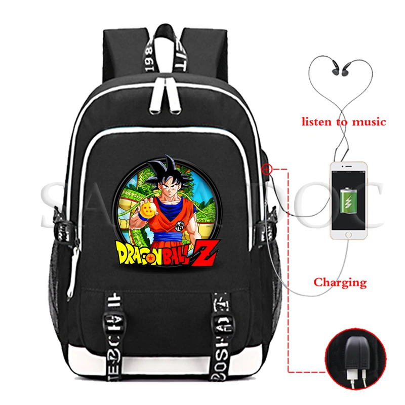 

Dragon Ball Backpacks Casual School Bags Ultra Instinct Goku Z Vegeta Super Saiyain Boys Girls Bagback Teenager Mochila Bolsa