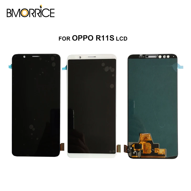 

For OPPO R11s LCD OEM Super AMOLED Display OLED Touch Screen Digitizer Assembly Replacement Without Frame White Black