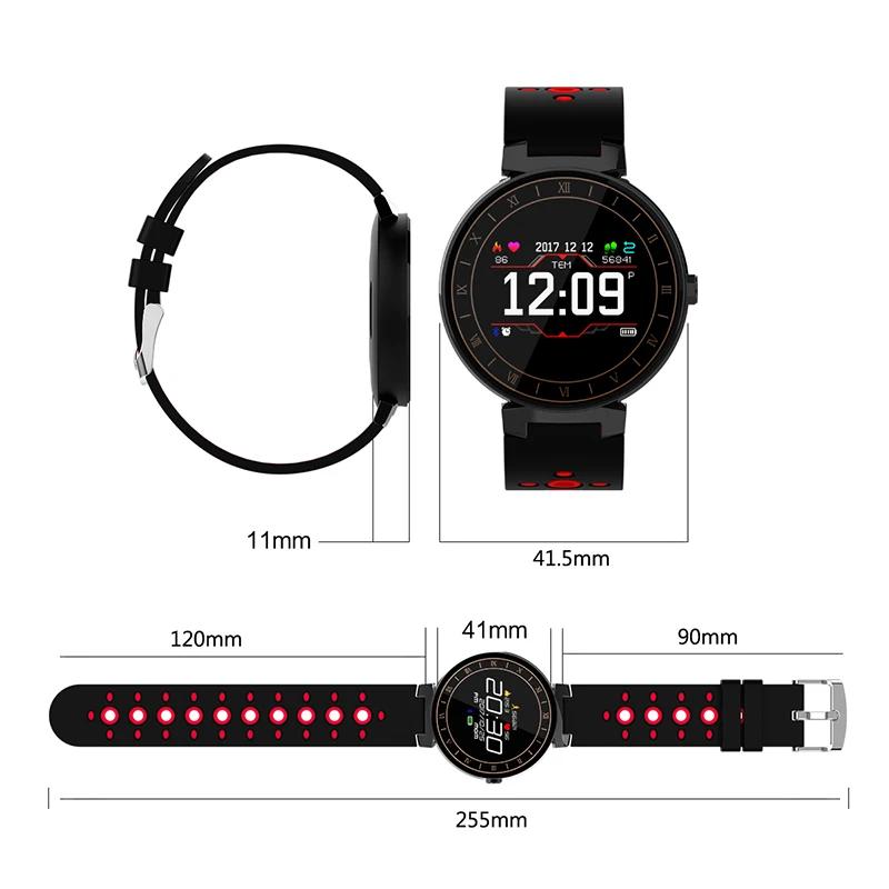 Interpad Sport Smart Watch IP68 Waterproof Color Touch Screen Smartwatch Support Blood Pressure Blood Oxygen Heart Rate Monitor Interpad Sport Smart Watch IP68 Waterproof Color Touch Screen Smartwatch Support Blood Pressure Blood Oxygen Heart Rate Monitor