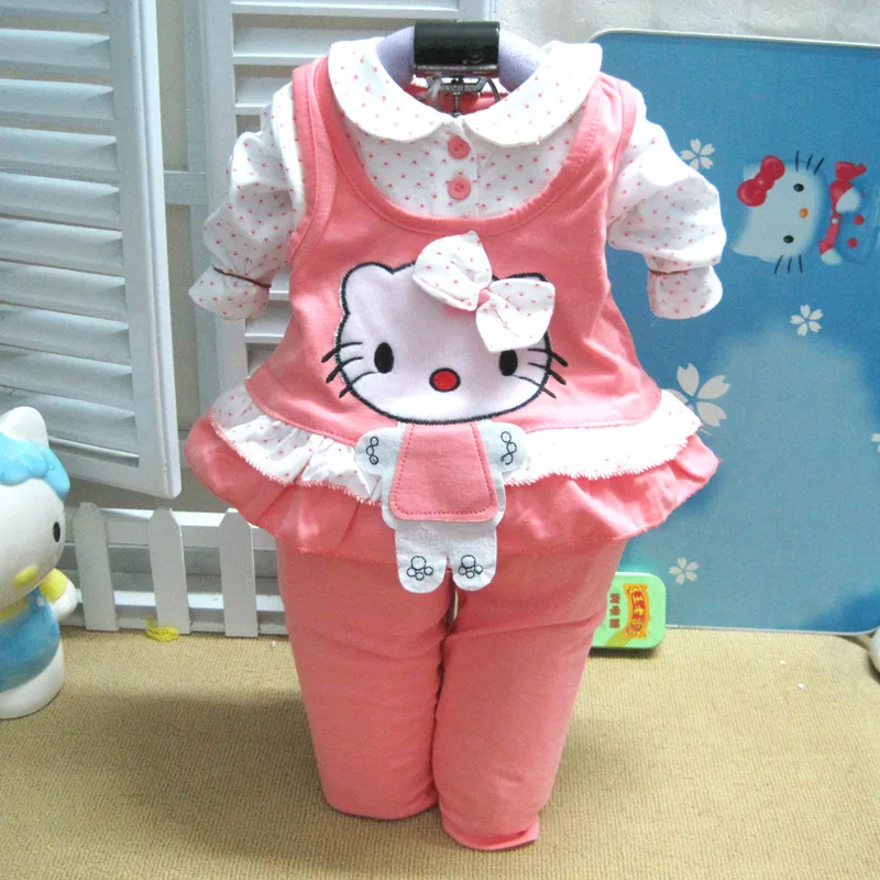 2pcs/set 2015 New Baby Clothing Sets Long Sleeve H...