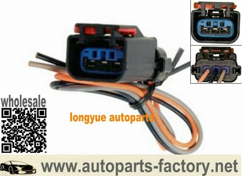 

longyue 2pcs Ignition Coil Connector Wiring Harness Case For Dodge Pickup Ram 2500 L4-122ci 2.0L F/I Vin C 2005 8