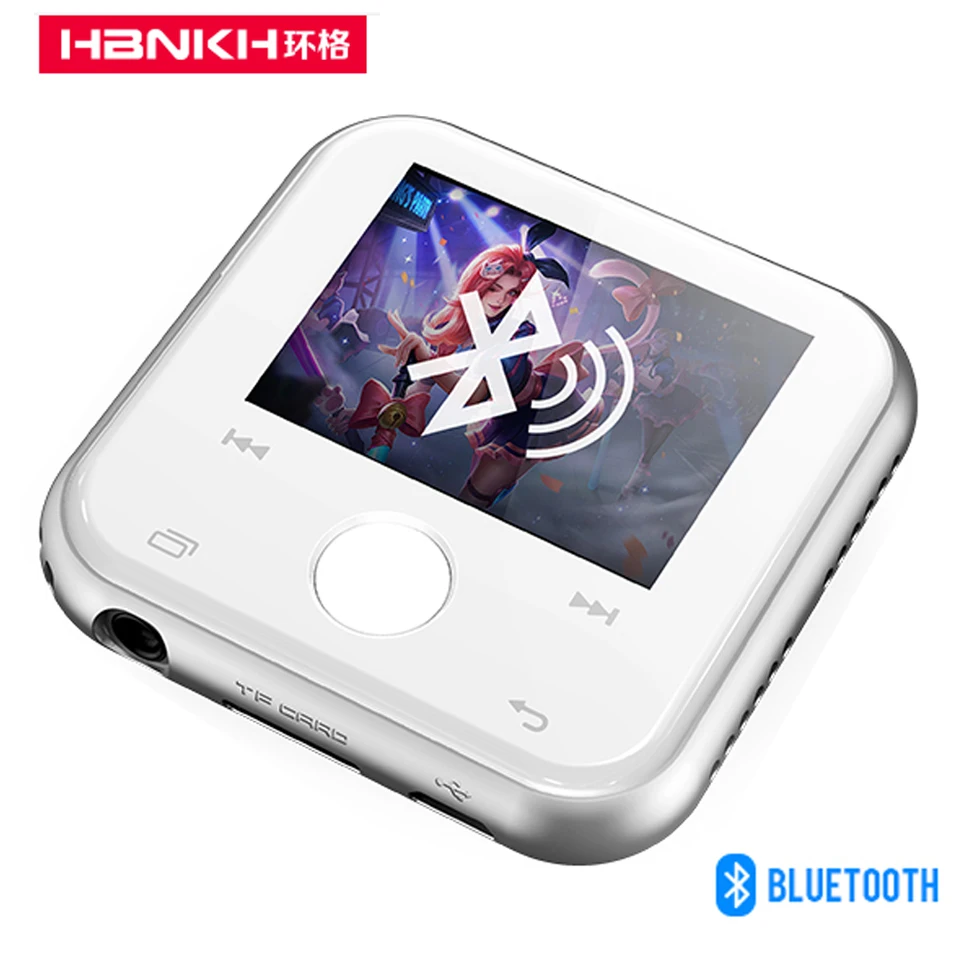 

1.8" Touch screen Mini Metal Bluetooth Mp3 Player, 32GB Music Players with FM Radio Voice Recorder Built-in speaker and E-book