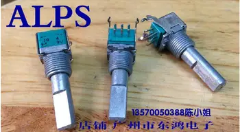 

5PCS/LOT Japanese production type RK09L precision potentiometer, double B100K, middle axis, 25MM vertical