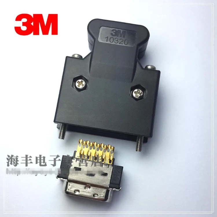 

Original new 100% 10120/10320 MR-J2CN1 connector 20 core YDM30200100