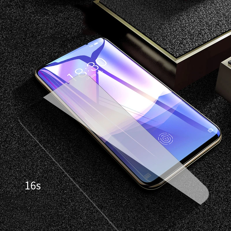 Микроданные для Meizu 16 16S 16X 9H анти шпионское закаленное стекло антибликовое
