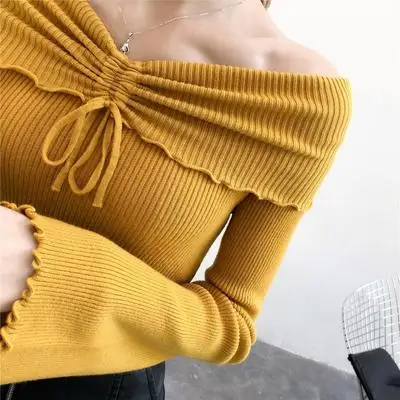 

2018 Hot Sale Fashion Autumn Winter New Korean Style Soft Knit Female Top Sweater Women Long Sleeve Pullover Basic Sweater