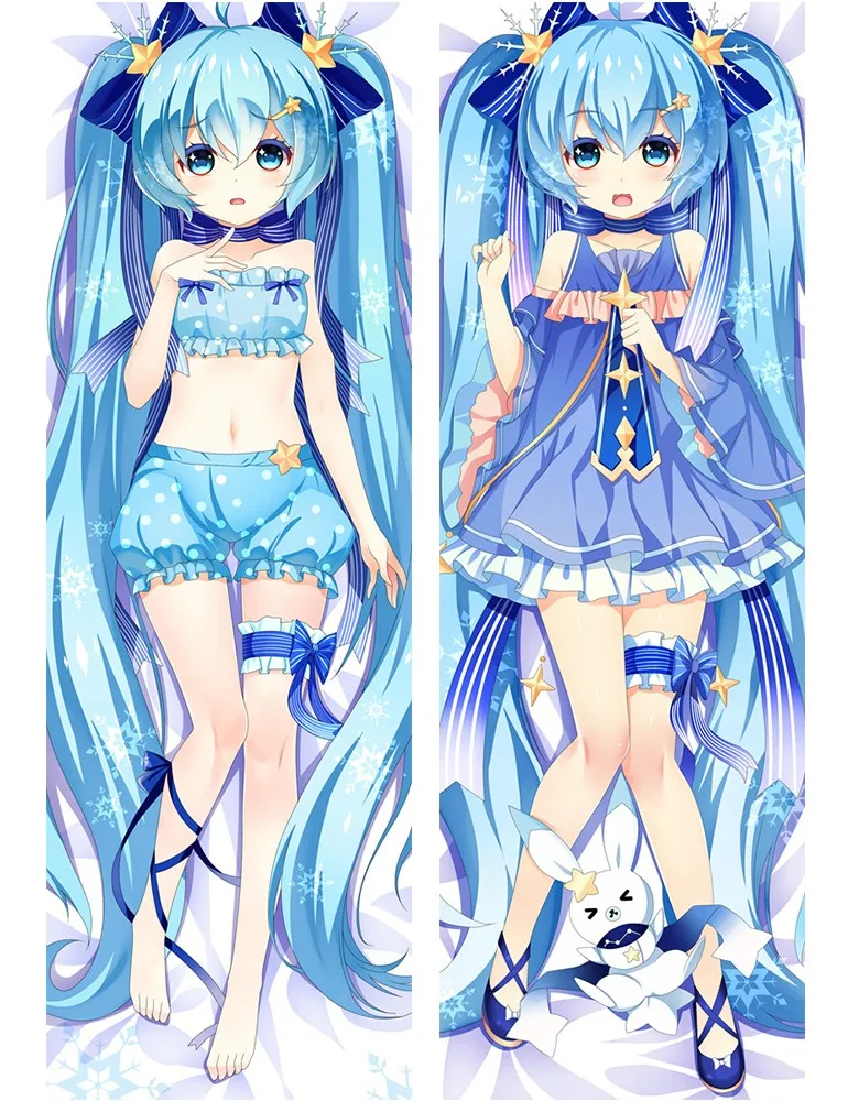 Японское аниме Vocaloid Otaku обнимает тело наволочка чехол Snow Hatsune Miku Y052 Dakimakura