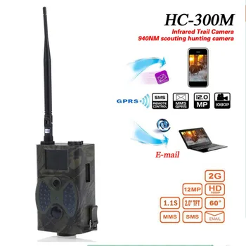 

HC300M Hunting Camera GSM 12MP 1080P Photo Traps Night Vision Wildlife infrared Hunting Trail Cameras hunt Chasse scout