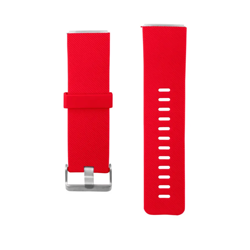 Сменные силиконовые аксессуары для умных часов, ремешок для браслета для Fitbit blaze, ремешок для браслета для Fit Bit Blaze Band(без рамки - Цвет: red