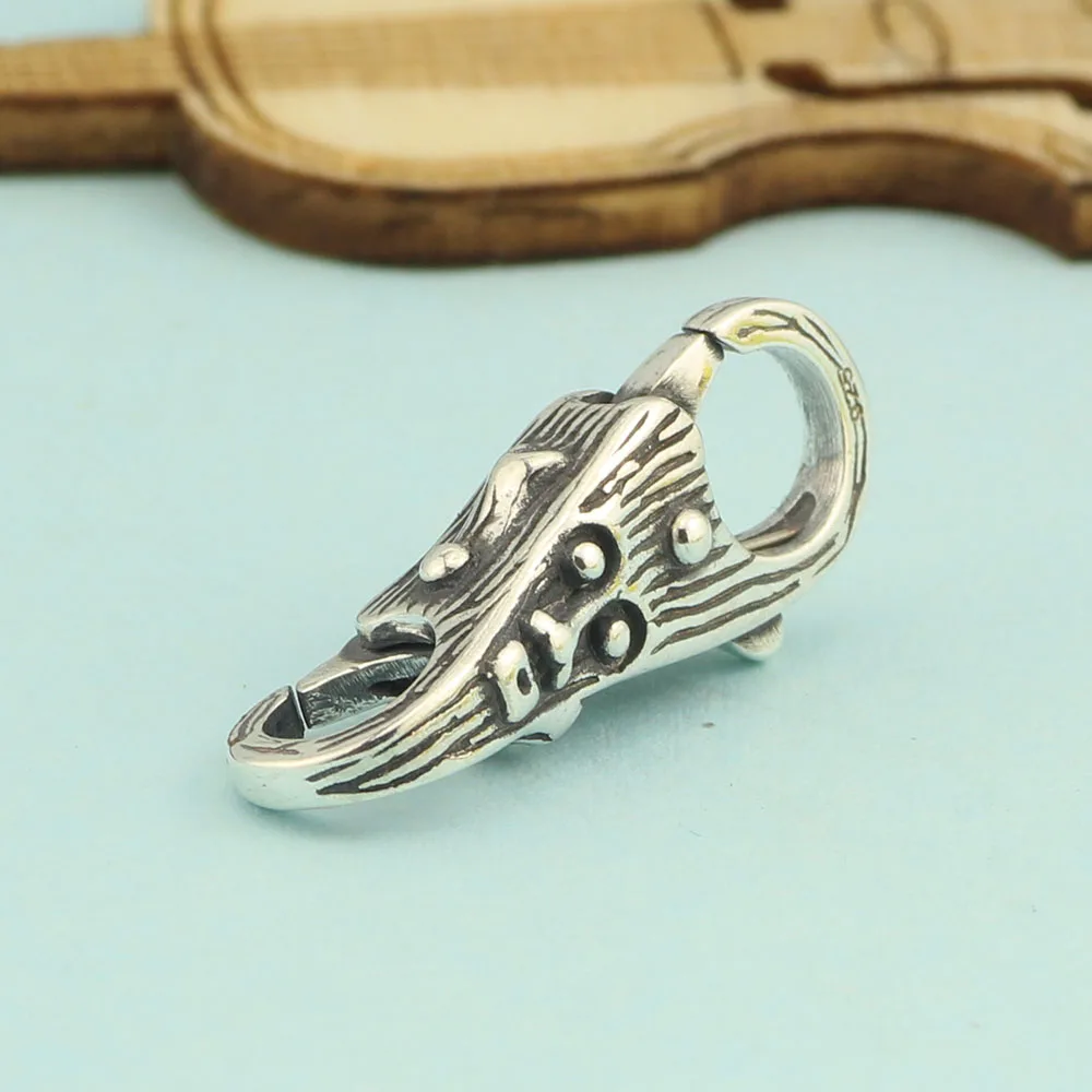 925 Sterling Silver Clasps And Endings Tree Lock Charm Beads Fit European Brand Troll Bracelet Jewelry For DIY Bracelet Making (5)