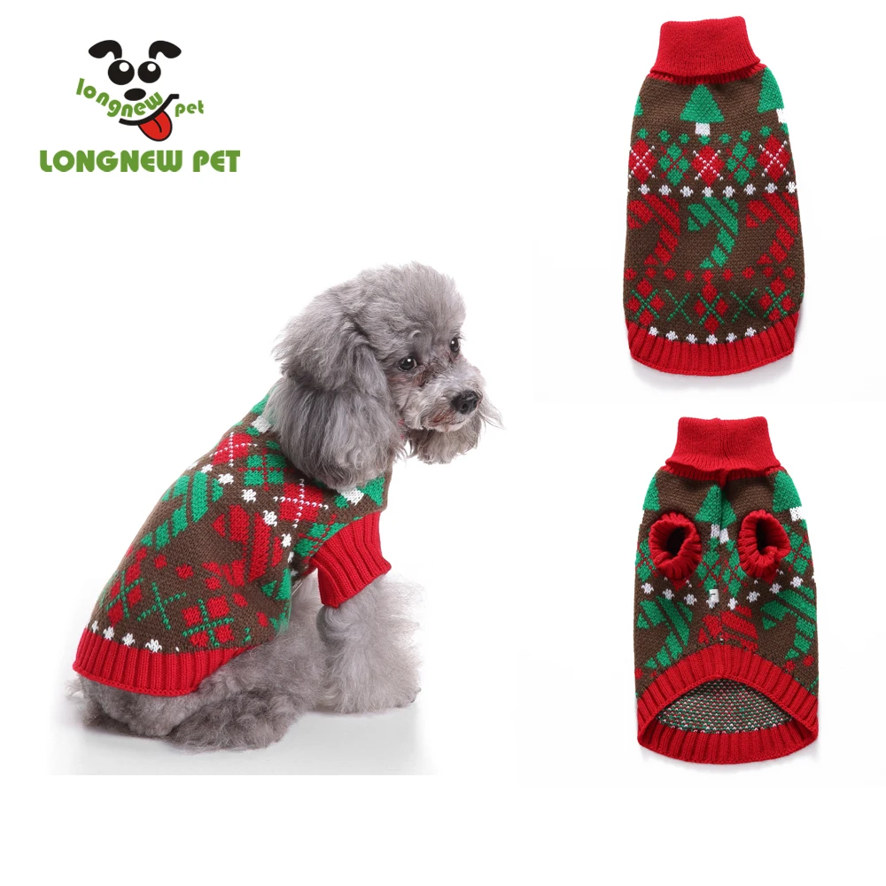 Xmas Red Sweater For Pet Winter Fashion Style Pet Dog Apparel Very Popular Dog Apparel For Small